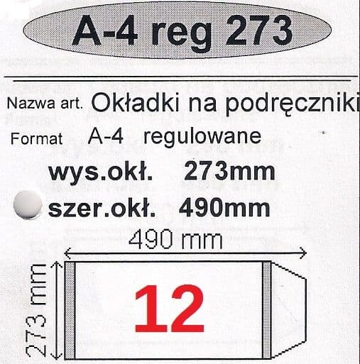 Säädettävä teline A4 nro 12 (25 kpl) NARNIA