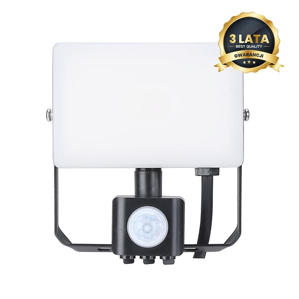 20W PIR 2000lm 5000K LED-strålkastare