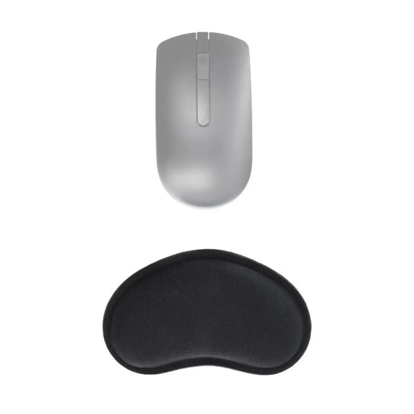 Ergonomisk håndledsstøtte 130 x 78 x 25 mm sort