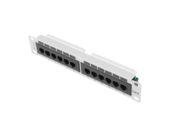 Lanberg PPU6-9012-S - patch-panel - 1U
