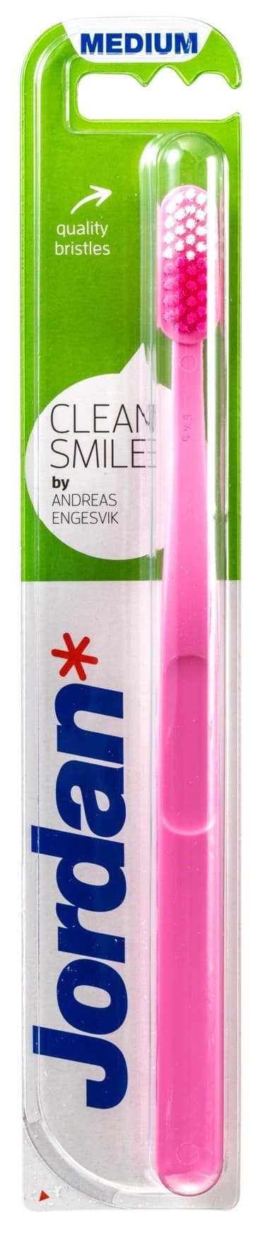 Jordan Tandborste Clean Smile medium 1st mix av färger