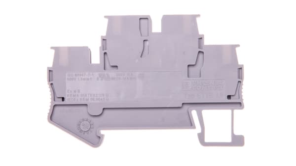 2-etagers gennemgangsforbinder 1,5mm2 grå STTB 1,5 3031157