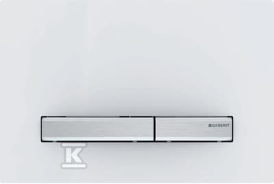 Geberit delningsknapp 115.788.11.2 STARTKNAPP. SIGMA50, FRONT, VIT//DLP.G.115.788.11.2