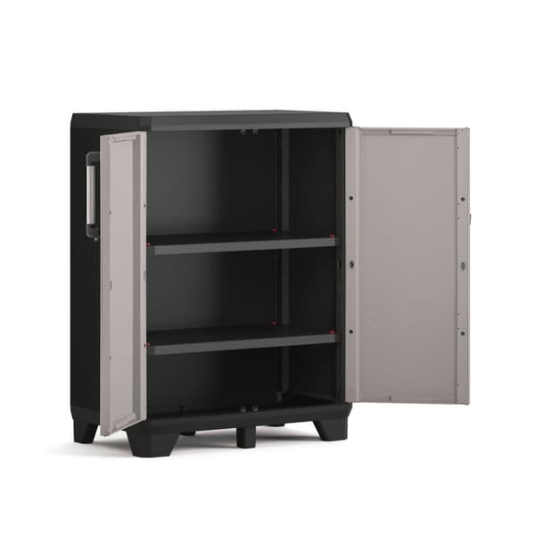 Armadio Pro Basso garderob svart/grå 249837 KETER