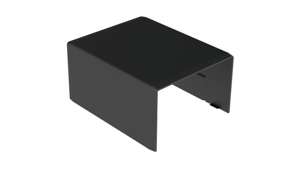 Liitäntäkansi LH 60x40mm musta 8652 UV