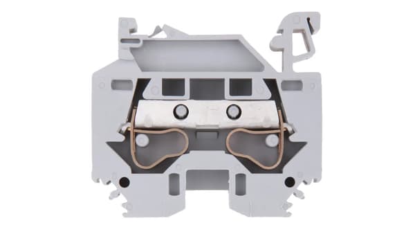 2-leder skinneforbinder 10mm2 grå 284-101