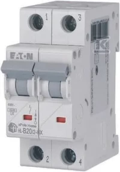 Afbryder 2P B 20A 6kA AC xPole Home HN-B20/2 194862