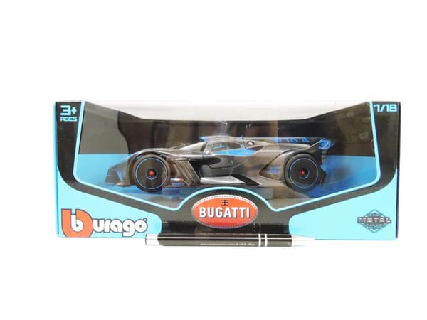 *BBURAGO metalli., 1:18, Bugatti BOLIDE Metalic, sininen