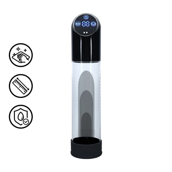 Pumped Automatic Intimate Pump Musta - Silikoniholkki, Vedenkestävä