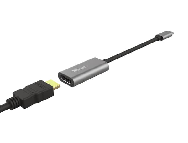 Adapter USB Trust USB-C - HDMI Silver (23774)