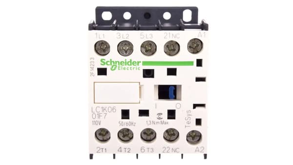 Effektkontaktor 6A 3P 110V AC 0Z 1R LC1K0601F7