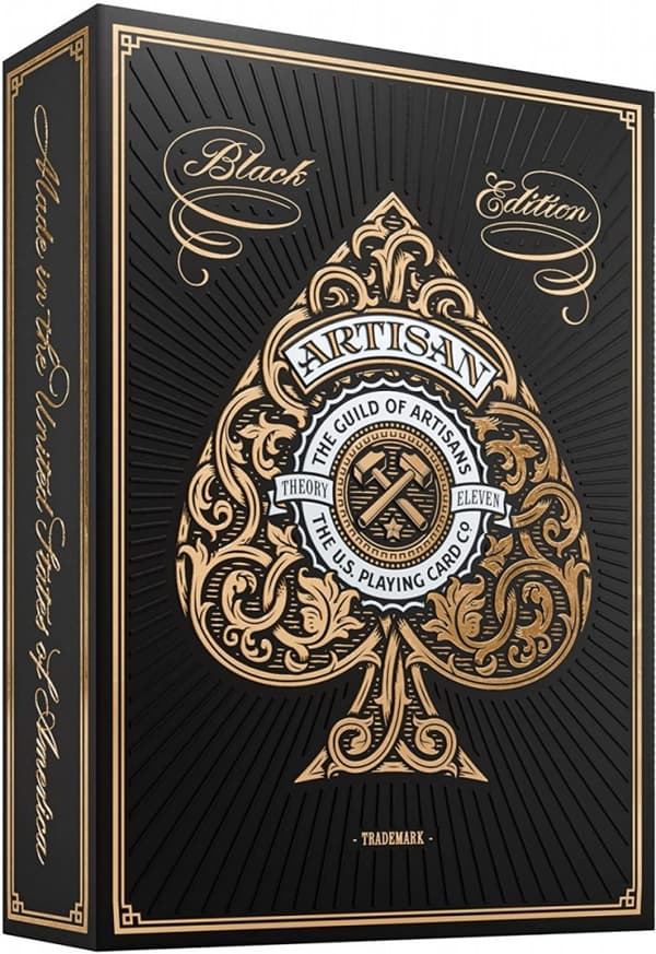 Theory Artisan Black -pokerikorttipakka