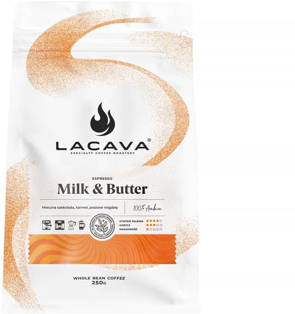 LaCava - hela kaffebönor Milk&Butter Espresso 250 g