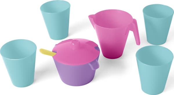 Party Time servicesæt 8 el. pink