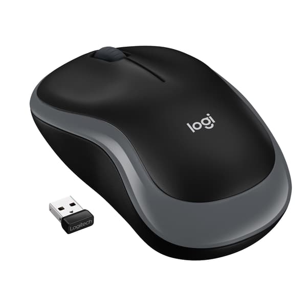 Logitech Mus M185 - Svart/Grå