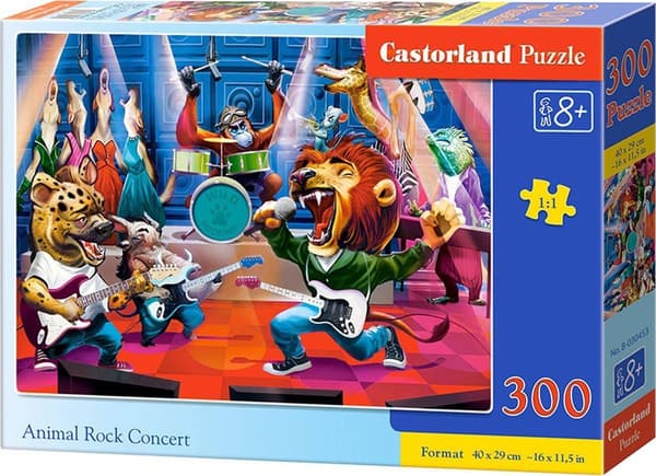 Pussel 300 Djurrockkonsert CASTOR