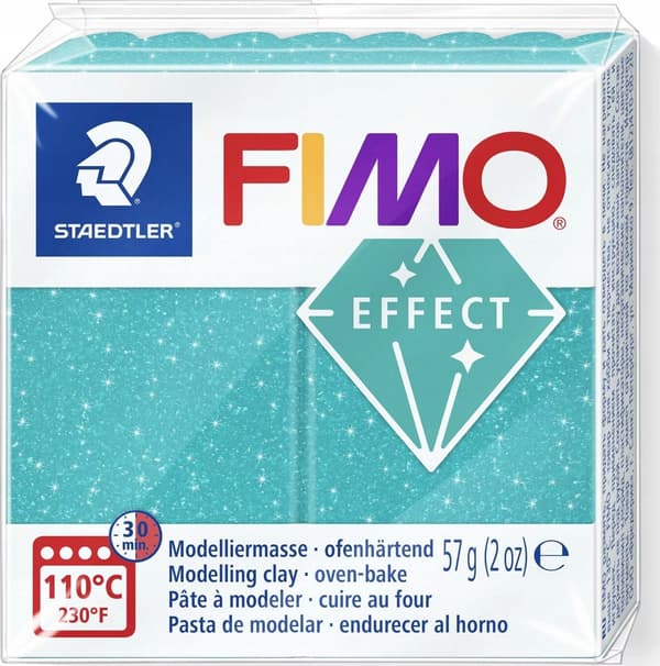 Kovettuva massa Fimo Effect 57g turkoosi