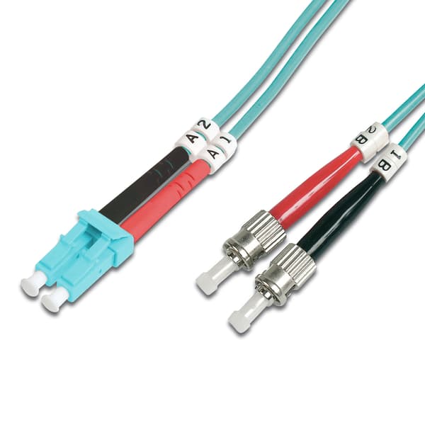 DIGITUS LWL Multimode OM 3 Patchkabel, LC / ST