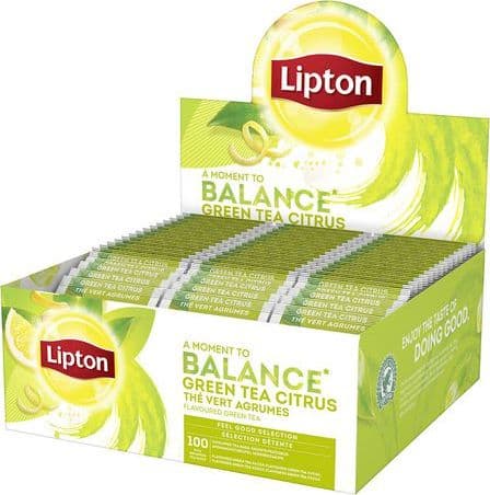 LIPTON LIPTON CLASSIC GREEN TEA CITRUS 100 KUVERT 16113201