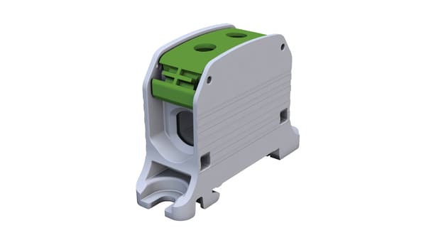 SIMBLOCK Kierrekiskoadapteri Al/Cu 2x50mm2 STB-50 vihreä 81001005