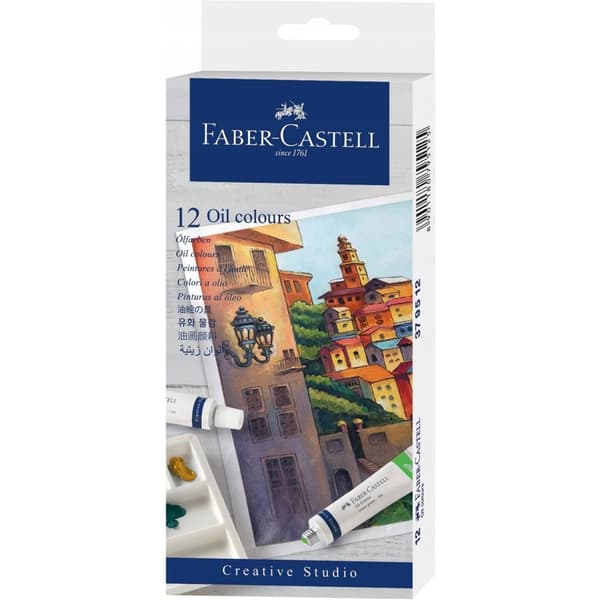 Faber-Castell Creative Studio öljyvärit 12 väriä