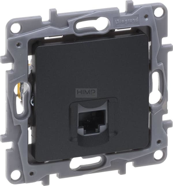 Niloe Selection Stikkontakt RJ45 kat. 5 UTP antracit 762271