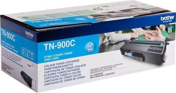 Brother TN900C - 2-pack - cyan - original - tonerkassett