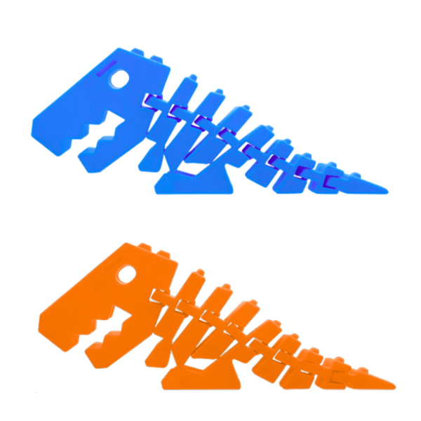 Dinosaur Pussel Fidget 3D Pussel Flexibel Böjbar Mix