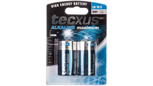 Tecxus Batteri LR14 2 stk.