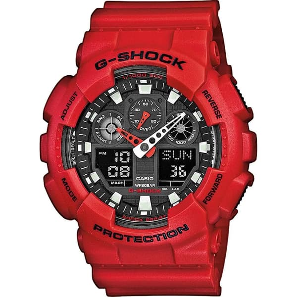 Miesten rannekellot Casio G-Shock GA-100B-4AER Musta (Ø 55 mm)