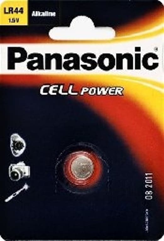 Panasonic-nappiparisto LR44, 1 kpl