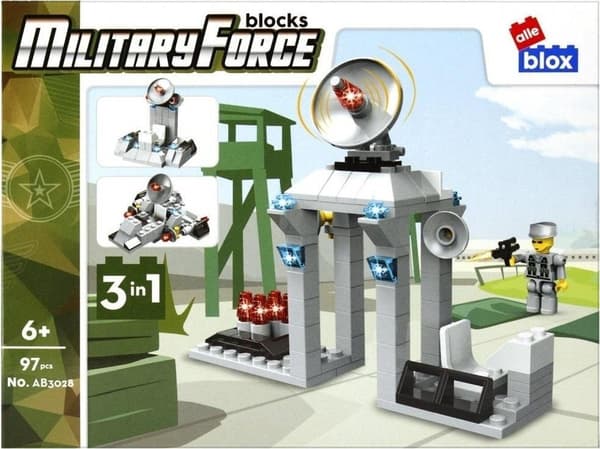 Rakennuspalikat Military ALLEBOX