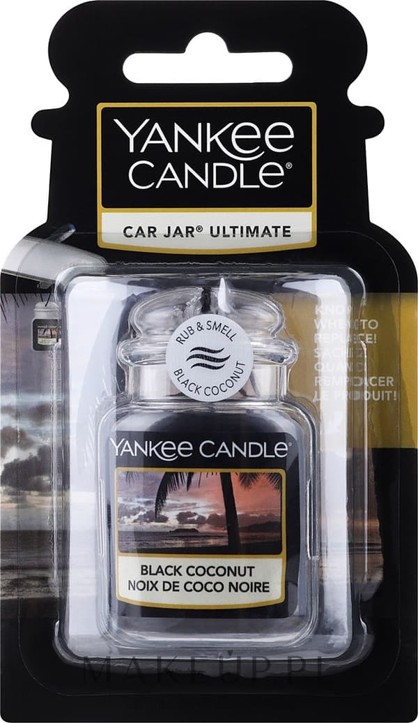 Yankee Candle Car Jar Ultimate Black Coconut