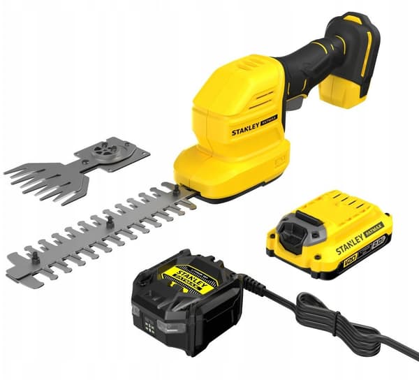STANLEY GRÄSSAX 18V 2-I-1 STCSS20D1 1x2.0Ah