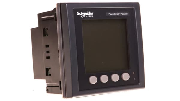 Nätverksparametermätare (U, I, P, Q, f, PF, E) 5/1A omkopplare 100-415V AC Ethernet array modbus 96x96mm METSEPM5560