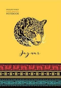 Dekorativ notesbog 143x210/64K gitter Jaguar