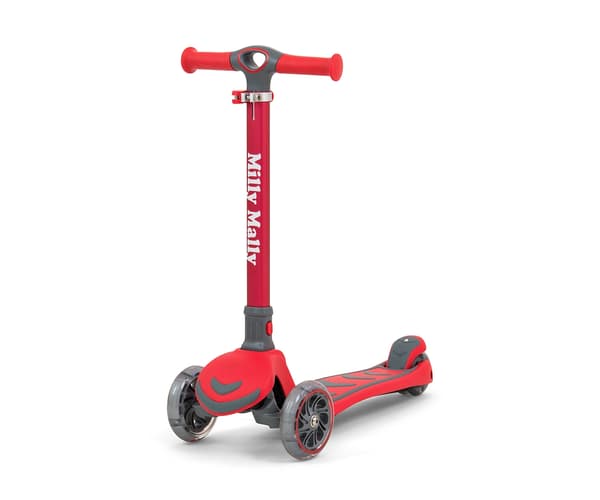 Trehjulig sparkcykel Scooter Boogie röd 3003 Milly Mally