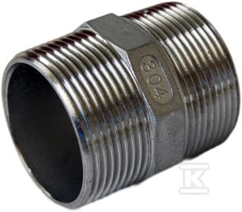 NIPPEL GZ 1\" DN25, STÅL