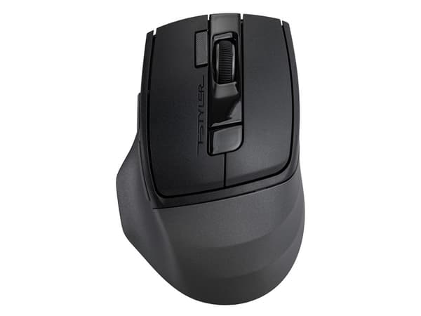 A4TECH FSTYLER FB45 CS AIR2 RF (2.4G+BT) Mus Stengrå (Tyst)