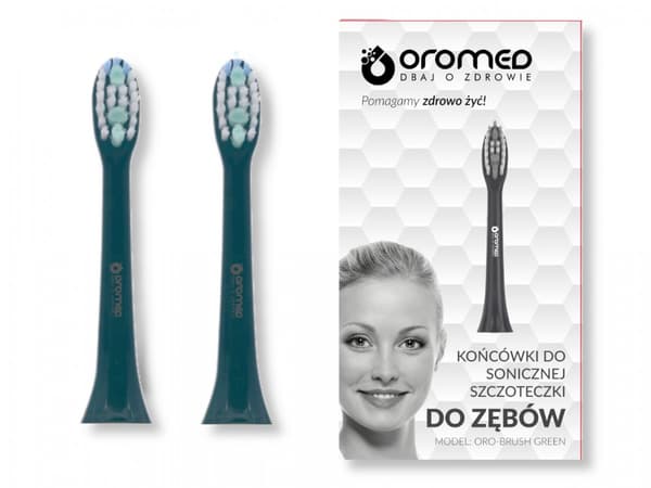 Oromed-pää äänihammasharjaan Oro-Brush vihreä