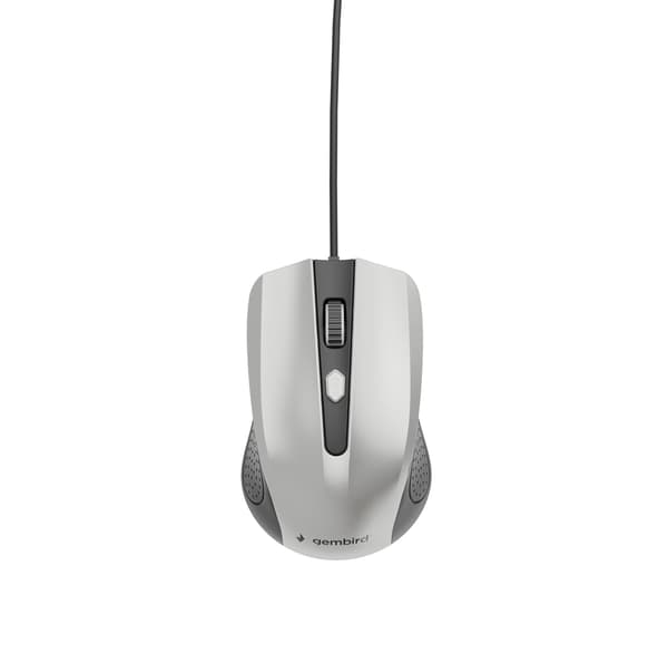Gembird | Mus | MUS-4B-01-BS | Standard | USB | Svart/silver