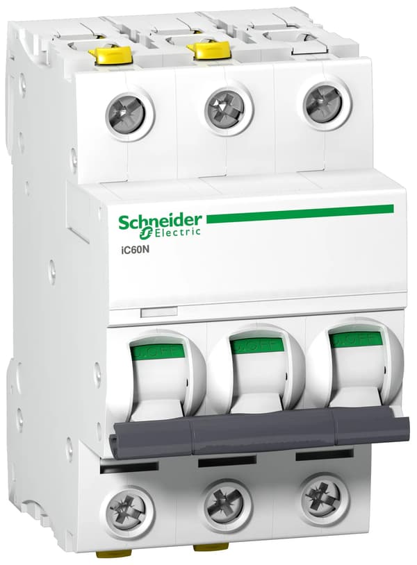 Schneider Electric Strømafbryder 3P B 25A 6kA AC IC60n - A9F03325