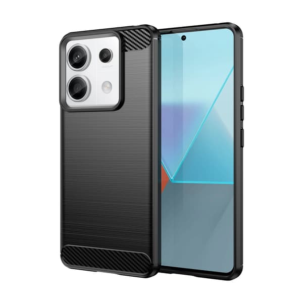 Carbon Cover til Xiaomi Redmi Note 13 5G - sort