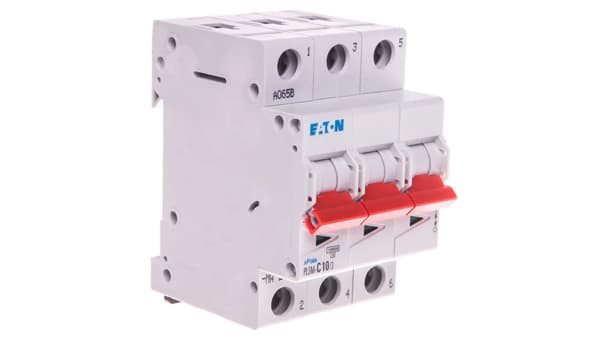 Eaton Strömbrytare PLSM-C10/3-MW 3P C 10A 242470