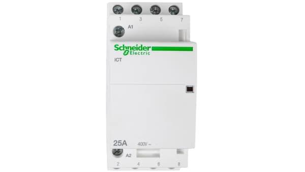 Schneider Modulær Kontaktor 25A 4S 0B 230V AC iCT - A9C20834