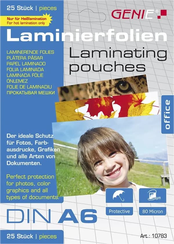 Genie GENIE laminointitaskut 25 A6 - kalvot