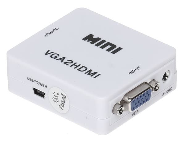 VGA+Audio - HDMI adapterstik