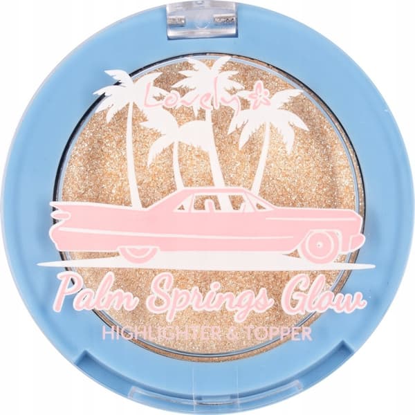 Lovely_Palm Springs Glow Highlighter & Topper Face Display 3.9g