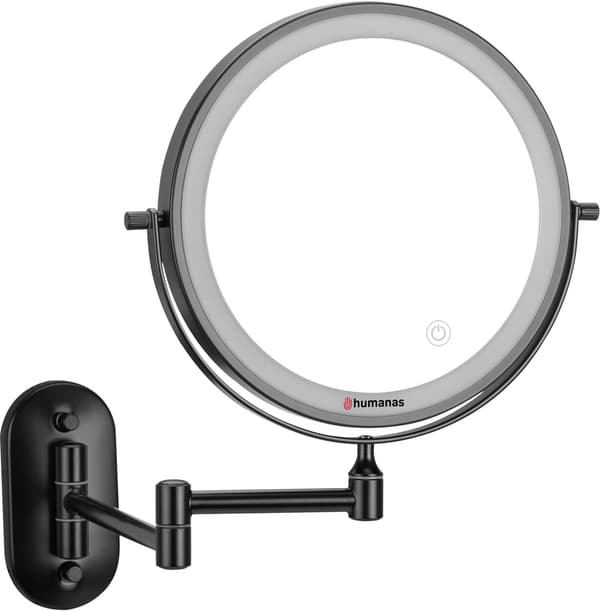 Humanas HS-BM01 LED-kylpyhuonepeili - musta