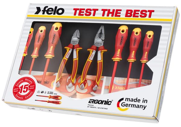 Felo Ergonic VDE sæt + tang 8 dele (FL41398517)